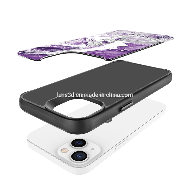 3D Lenticular Flip Motion Sticker Anime Covers Mobile Cell Phone Case