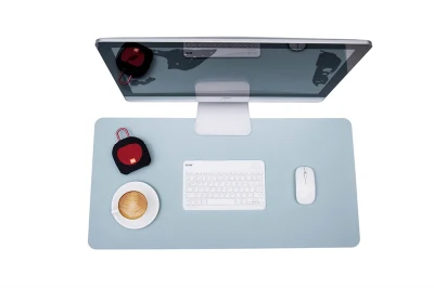 Amazon Good Sale à prova d'água para trabalho de escritório mouse pad antiderrapante tapete de mesa de couro