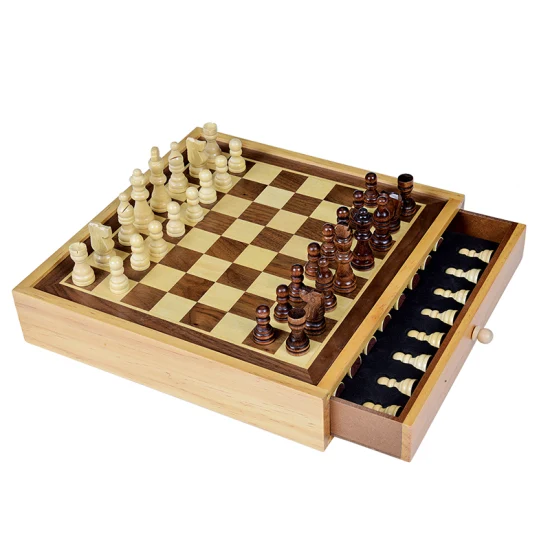 Venda imperdível luxo 19 polegadas fibra de carbono couro presentes gamão jogo de damas jogo de xadrez internacional xadrez e gamão