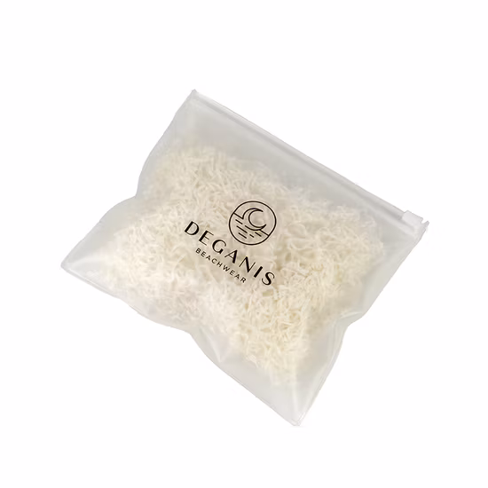 Saco de embalagem de plástico EVA fosco personalizado Ziplock para joias, roupas, cosméticos