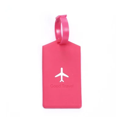 Etiquetas de bagagem de PVC grosso Cartão de identificação de mala de avião Etiqueta de mala para viagem Ai11966